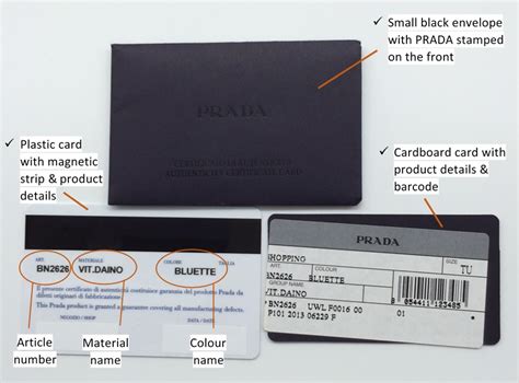 prada serial number location